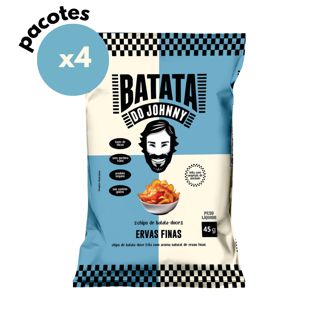 (R$ 8,90/UNID) Batata doce com Ervas Finas | 4 unidades