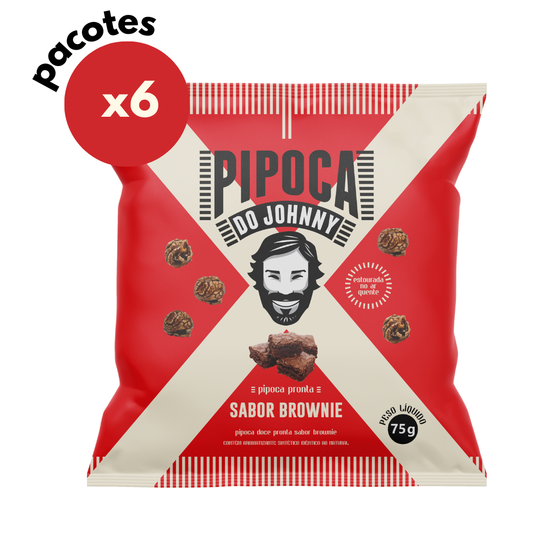 (R$ 9,50/unid) Sabor Brownie | 6 unidades