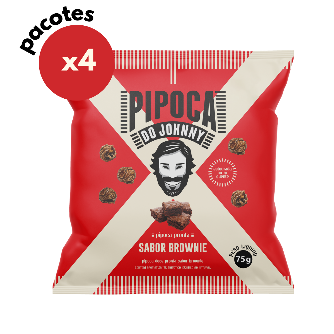(R$ 9,90/unid) Sabor Brownie I 4 unidades