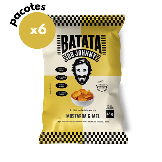 (R$ 10,00/unid) Batata doce com Mostarda e Mel| 6 unidades