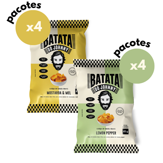(R$ 10/unid) 2 versões | 8 unidades