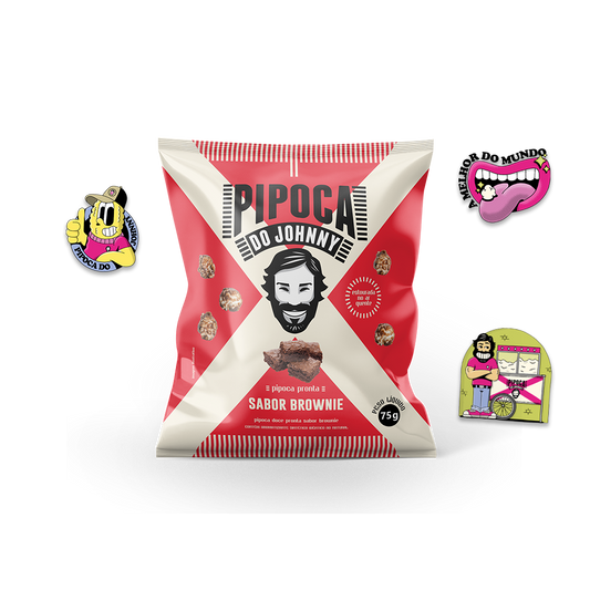 Pipoca Sabor Brownie