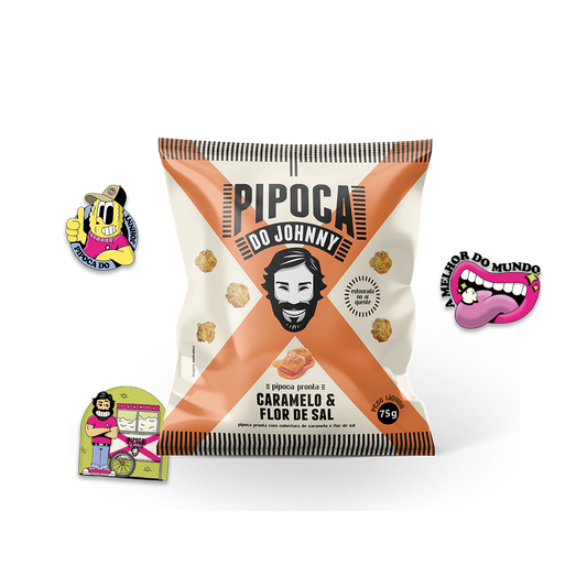 Pipoca Caramelo com flor de sal